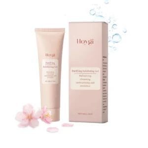 Hoygi Purifying Exfoliating Gel for gentle face cleansing and skin renewal in 50g size