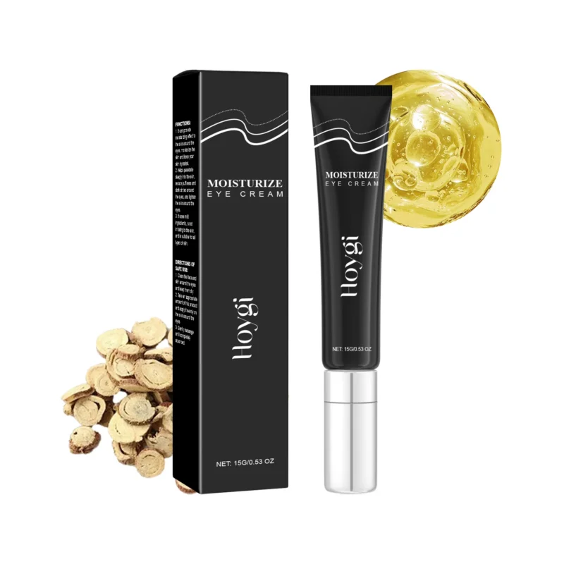 Hoygi Hydrating Eye Cream with Glycerin and Licorice Extract to Reduce Puffiness and Dark Circles, 15g