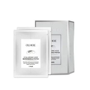 OUHOE Hyaluronic Acid Microneedle Eye Patches for deep hydration and reducing fine lines and puffiness