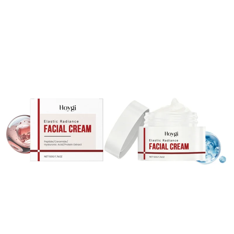 Hoygi Elastic Radiance Facial Cream Hydrating Moisturizer with Hyaluronic Acid & Peptide