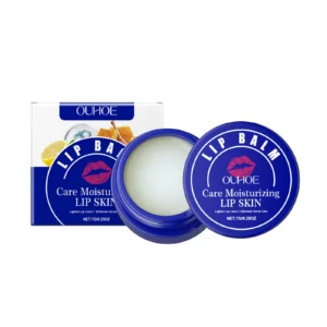 OUHOE Hydrating Lip Balm with SPF protection, deeply moisturizes and protects lips from sun damage.