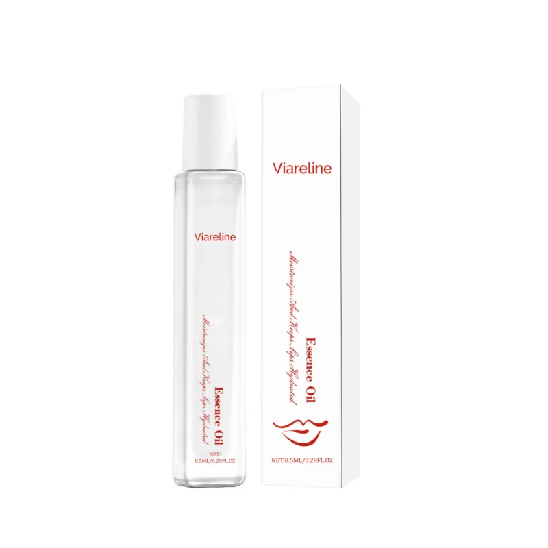 Viareline Lip Essence Oil 8.5ml with Jojoba Oil and Vitamin E for Deeply Hydrated, Softer Lips