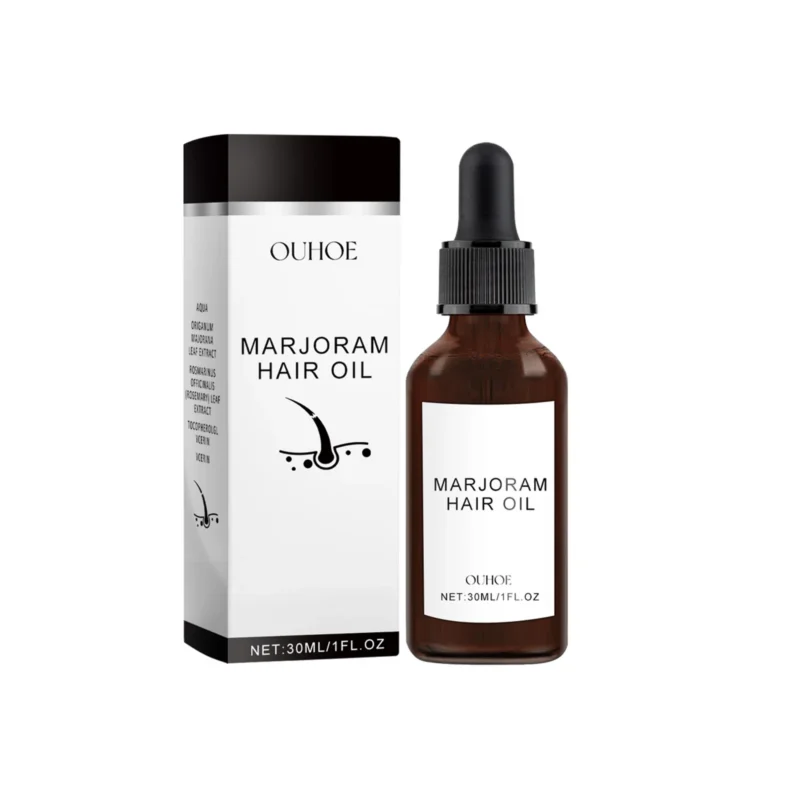 OUHOE Marjoram Hair Oil for Growth, Moisturizing & Repair, Strengthens Hair, Reduces Breakage
