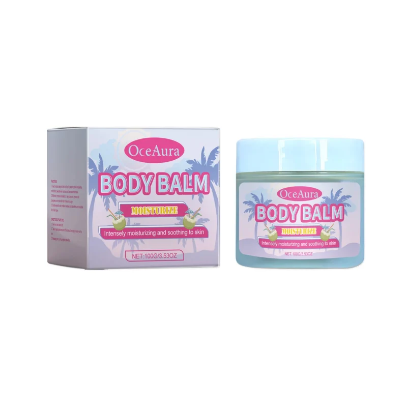 OceAura Moisturizing Body Balm with Vitamin E and Shea Butter for Deep Hydration and Smooth Skin