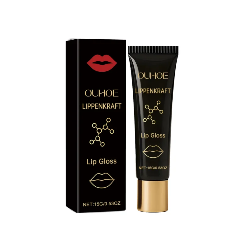 OUHOE Moisturizing Lip Gloss 15g for long-lasting hydration and smooth, plump lips
