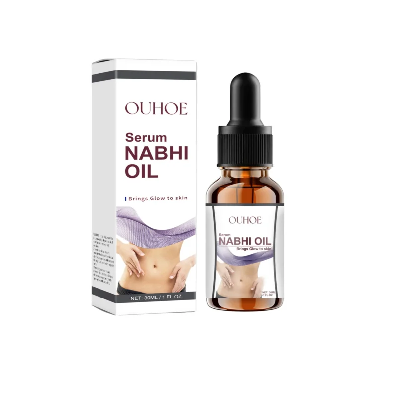 OUHOE NABHI Oil Functional Serum for Body Care, Soothing Digestion, Deep Moisturizing & Glowing Skin
