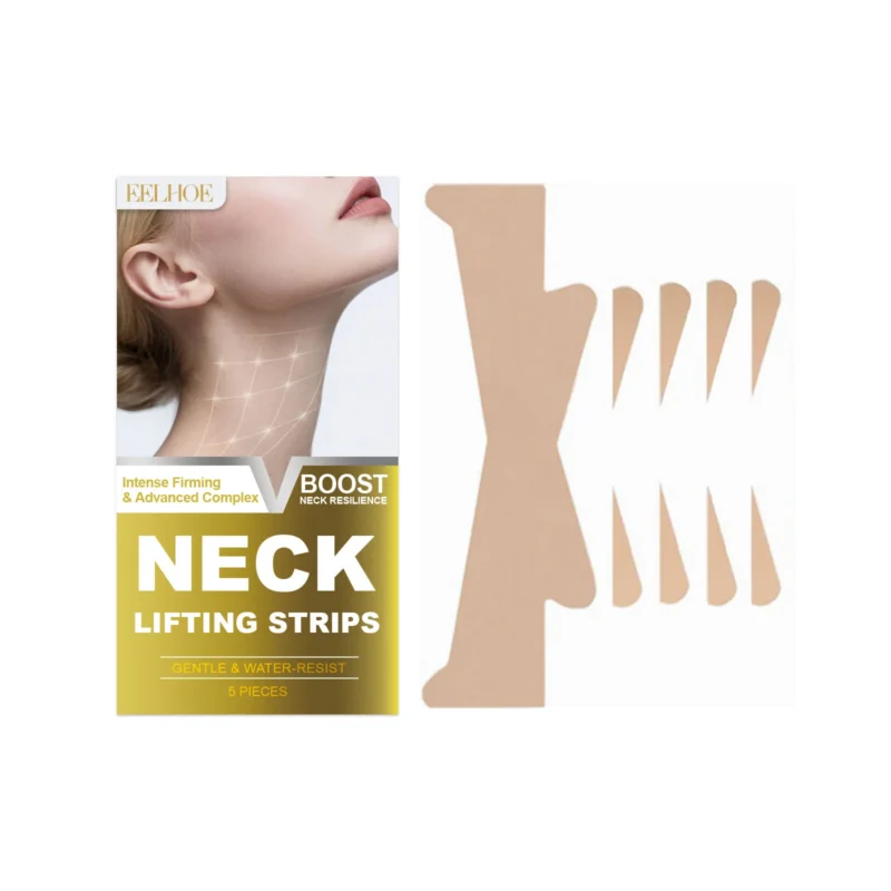 EELHOE Neck Firming Strips with Hyaluronic Acid and Calendula Extract for Instant Lifting and Smoothing