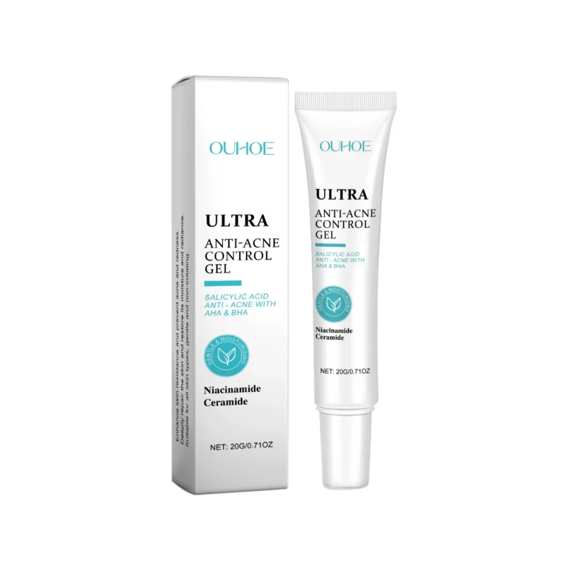 OUHOE Niacinamide Acne Control Gel with Salicylic Acid for Oily and Acne-Prone Skin