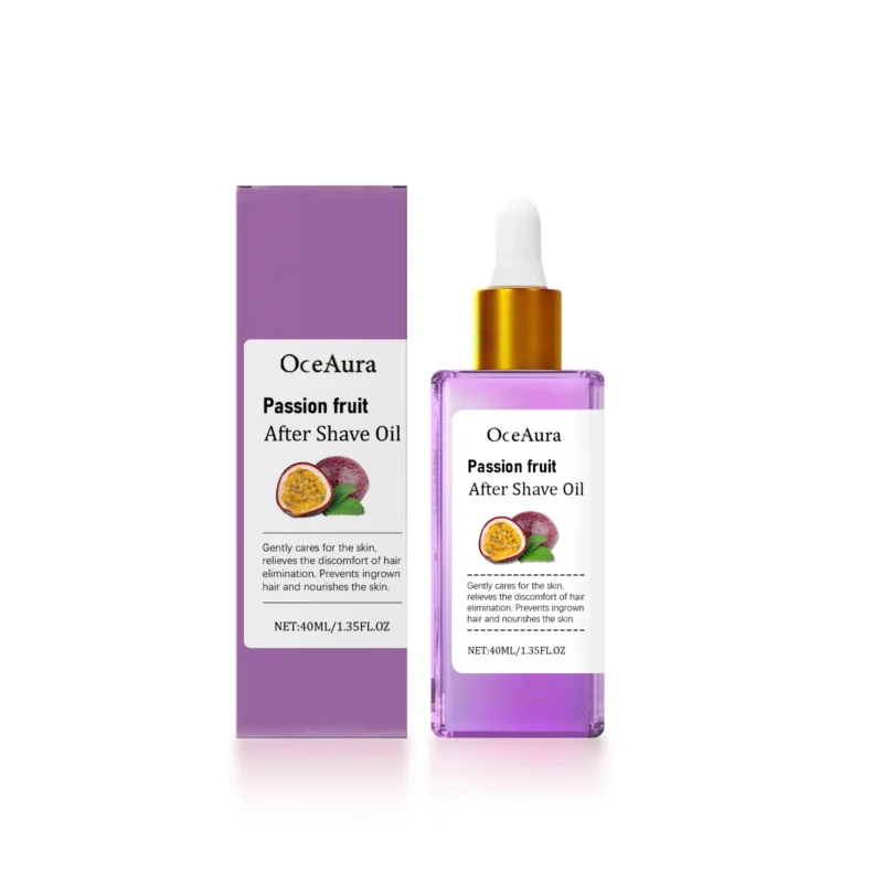 OceAura Passion Fruit After Hair Removal Care Oil with Niacinamide and Hyaluronic Acid for Sensitive Skin