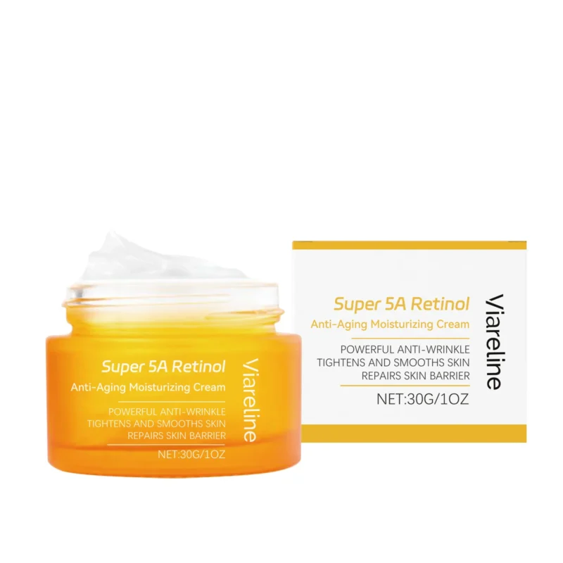 Viareline Retinol Anti-Aging Moisturizing Cream - Hydrates & Reduces Wrinkles
