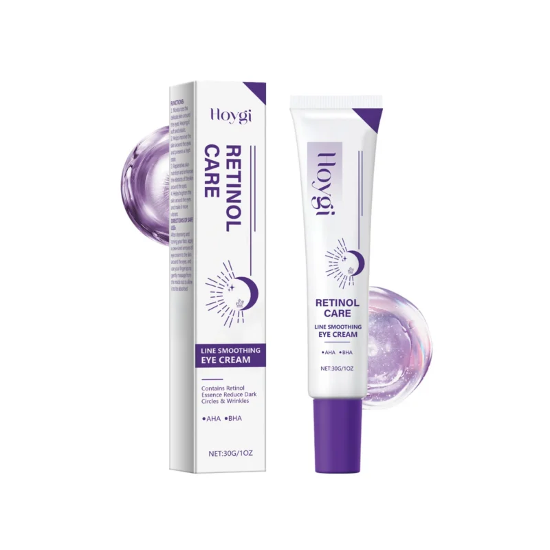 Hoygi Retinol Eye Cream for Dark Circles & Wrinkles, Moisturizing & Anti-Aging Eye Care