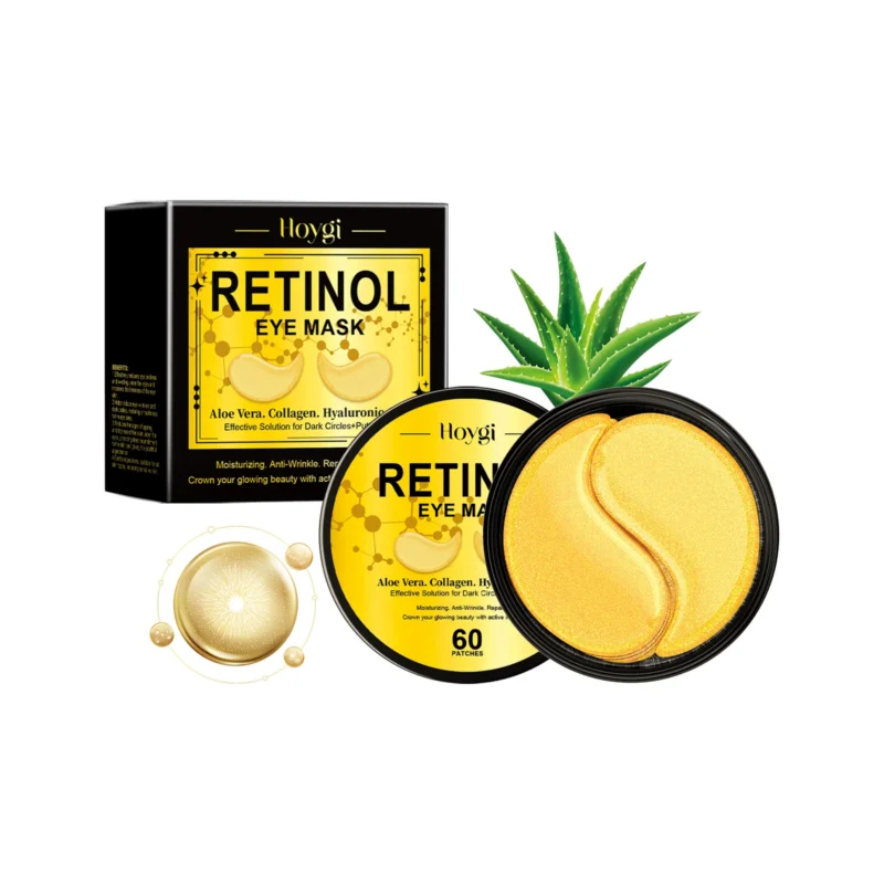 Hoygi Retinol Eye Mask Collagen Hyaluronic Acid Anti-Wrinkle Moisturizing Dark Circles