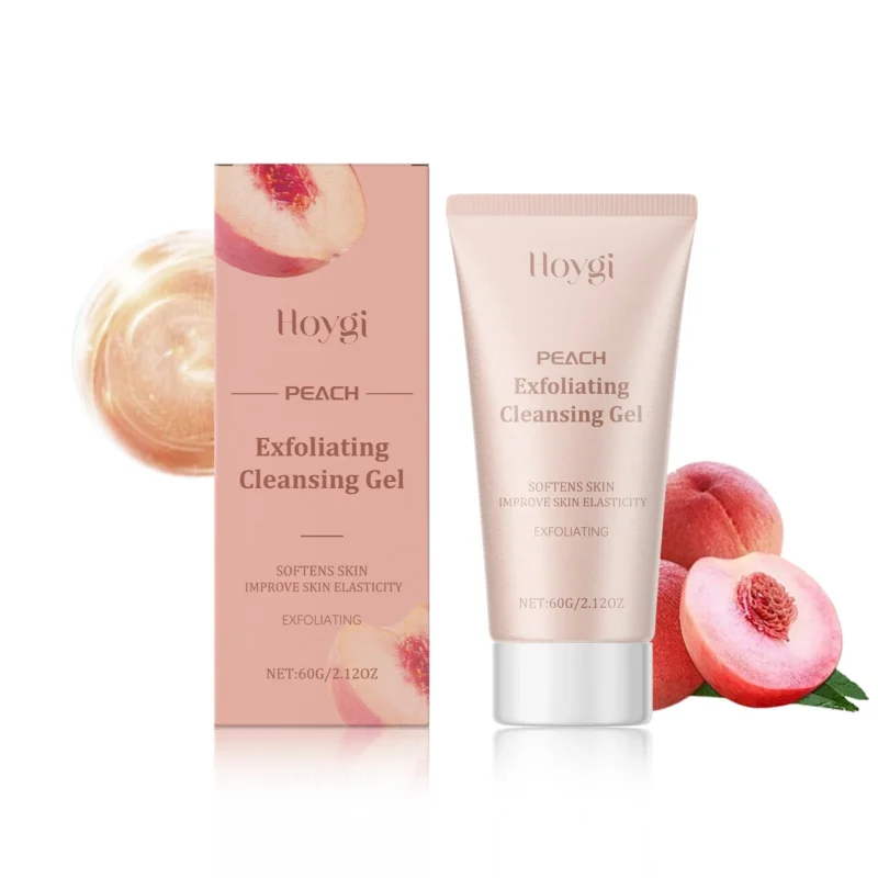 Hoygi Salicylic Acid Exfoliating Cleansing Gel with Peach Extract for Smooth Skin