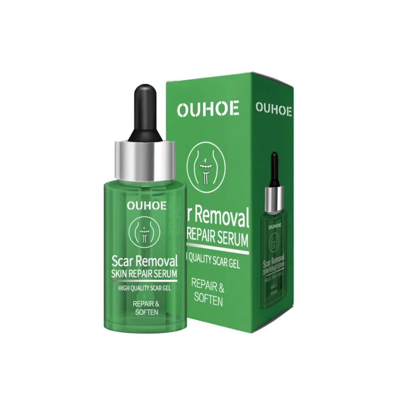 OUHOE Scar Removal & Skin Repair Serum with Centella Asiatica, Transparent Gel