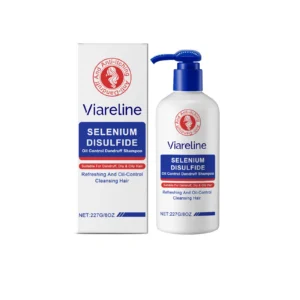Viareline Selenium Disulfide Oil Control Dandruff Shampoo 227g for Refreshing Scalp and Healthy Hair