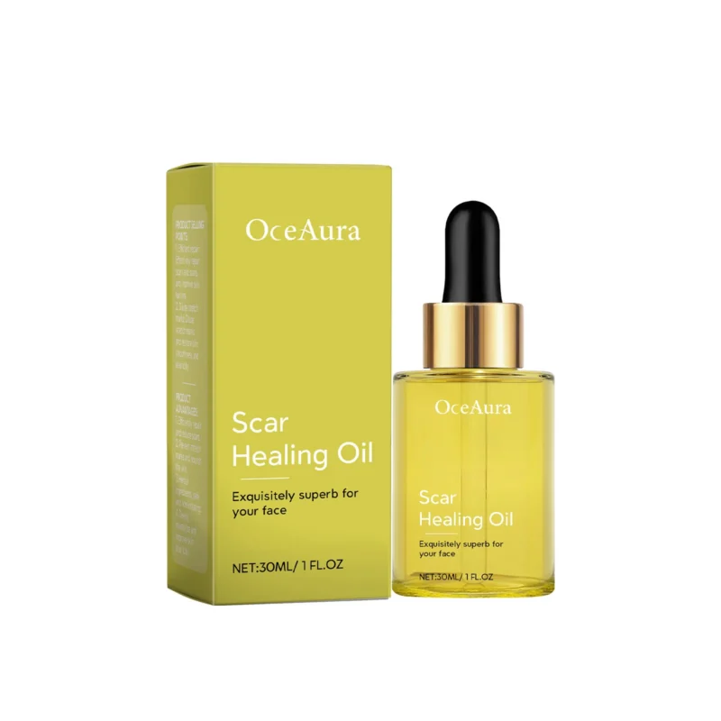 OceAura Skin Repair Healing Oil - Scar Fading & Moisturizing with Vitamin E & Hyaluronic Acid