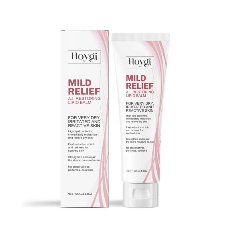 Hoygi Soothing Moisturizing Cream for Dry Irritated Skin with Ceramide & Olive Oil