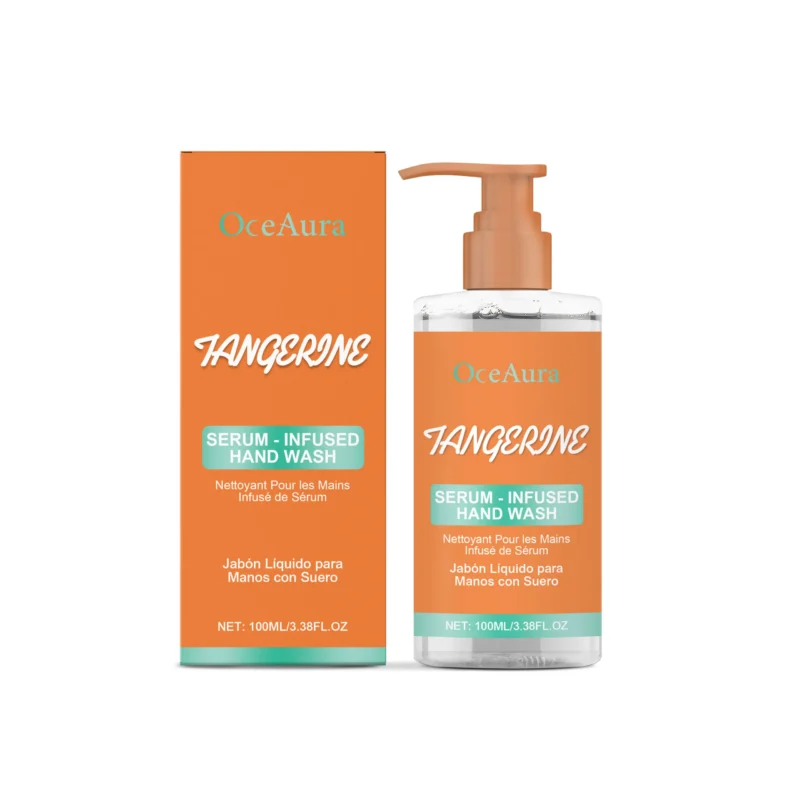 OceAura Tangerine Serum-Infused Hand Wash Gentle Cleansing Long-Lasting Moisturizing