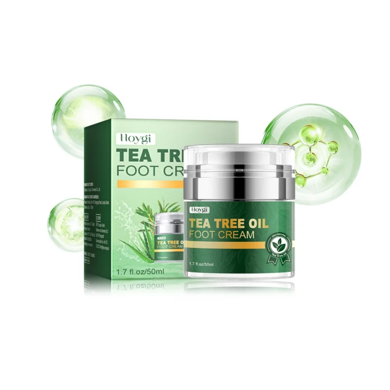 Hoygi Tea Tree Oil Foot Cream for repairing dry, cracked heels and softening calluses