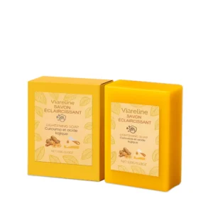 Viareline Turmeric & Kojic Acid Soap - Brightening, Even Skin Tone, Gentle Cleansing Bar