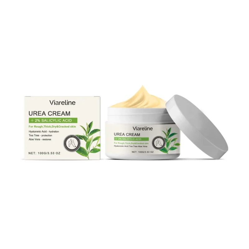 Viareline Urea Foot Cream with 2% Salicylic Acid for Rough, Dry & Cracked Skin