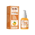 EELHOE Vitamin C Anti-Aging Eye Cream with Niacinamide and Hyaluronic Acid for Dark Circles and Wrinkles, 30ml
