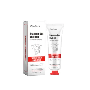 OceAura Women's Hand Cream, Moisturizing, Brightening, Whitening, with Hyaluronic Acid & Niacinamide